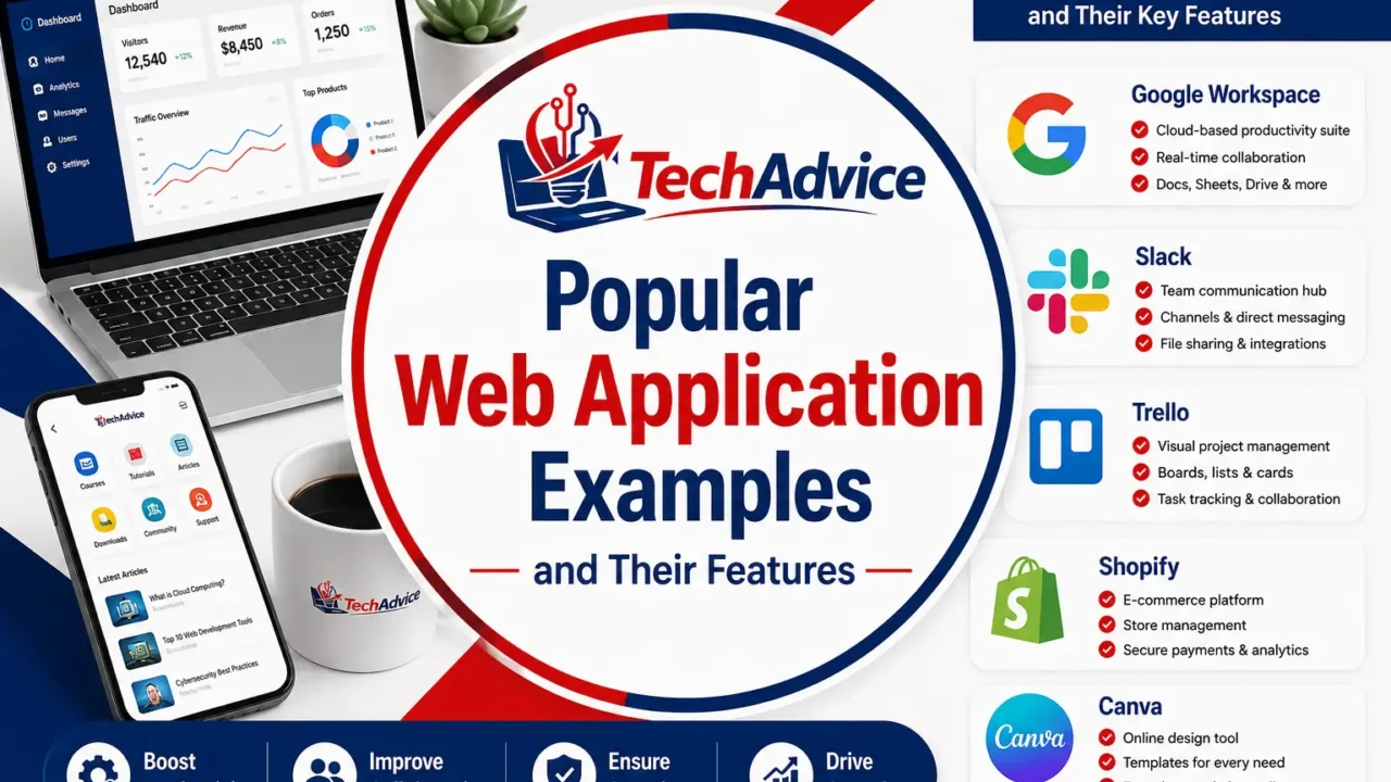 10 Popular Web Applications Example and Their Features